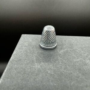 Vintage Monopoly Silver Thimble Replacement Game Piece